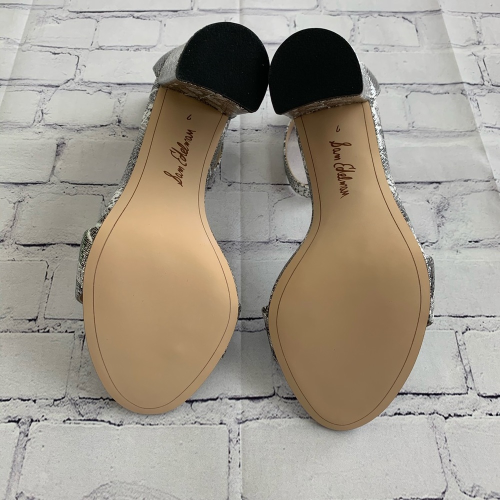 SAM EDELMAN yaro block heel sandal 🆕 - Picture 6 of 8